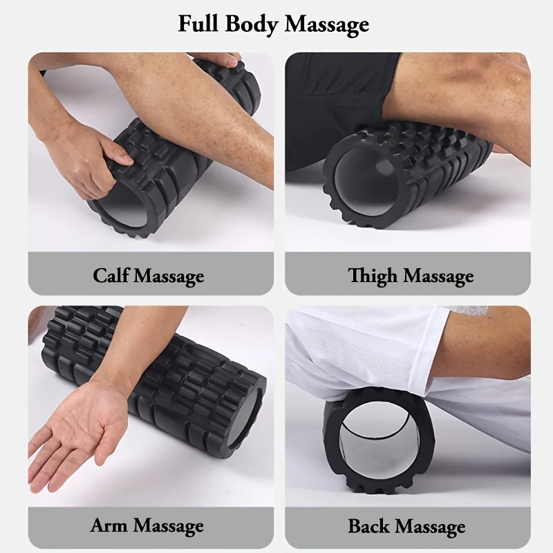 13-inch Portable Foam Roller, Made Of High-density EVA Foam Material, Is Suitable for Yoga, Gym, Home Exercise And Deep Tissue Relaxation Muscle Massage Roller.