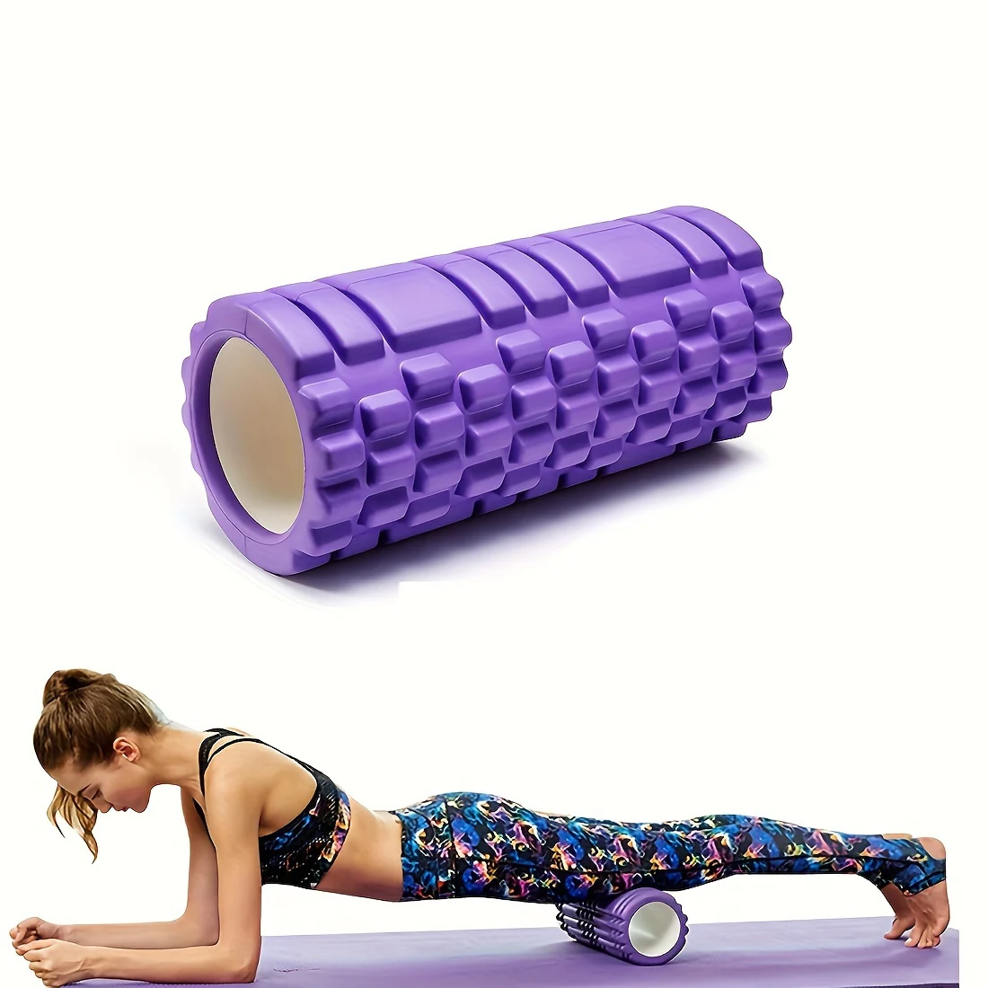 10 pcs Foam Shaft Yoga Column Fitness Yoga EVA Foam Roller Yoga Stick Deep Tissue Massage Roller For Back And Leg Muscle Workouts And Improve Flexibility